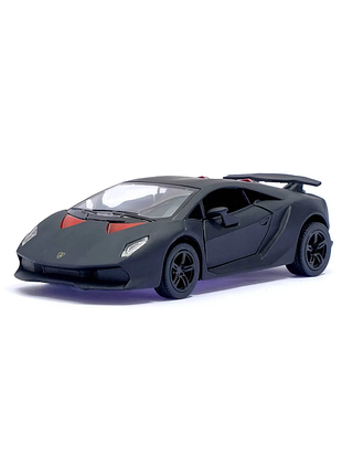 Машинка металлическая kinsmart lamborghini sesto elemento 1:38 (инерционная, черный) kt5359w