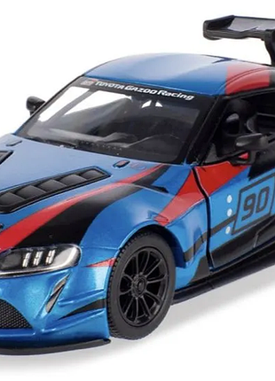 Металева машинка kinsmart toyota gr supra racing concept kt5421wf синій