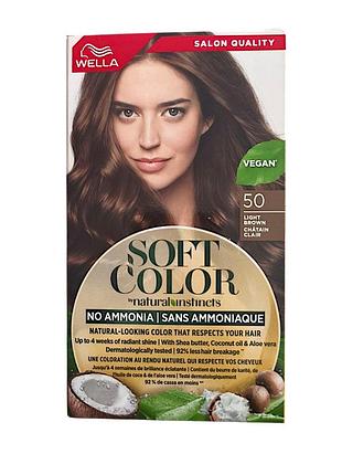 Краска для волос wella soft color 50 светло-коричневая безаммиачная 35 г 5821