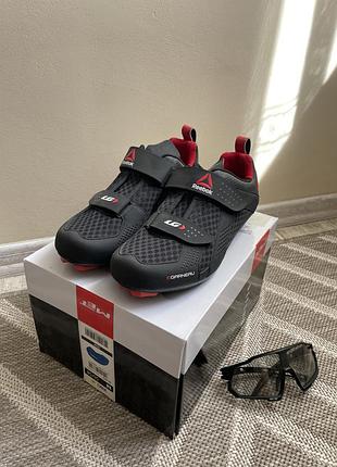 Велотуфлі reebok x louis garneau actifly чорні