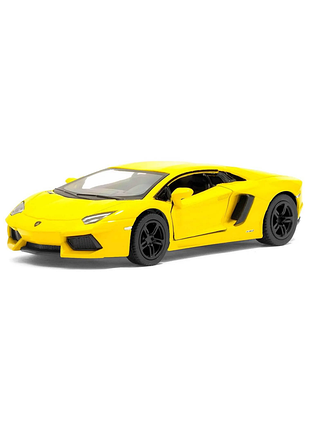 Машинка kinsmart 1:38 lamborghini aventador lp 700-4 металлическая инерционная (желтый) kt5355w