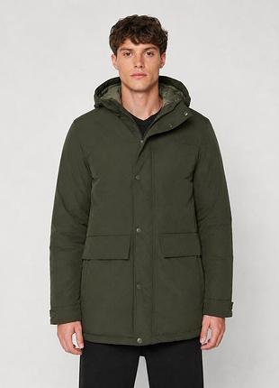 Парка мужская зимняя jack&amp;jones m хаки оливковое однотонное (12345695-21)