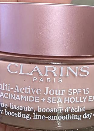 Крем clarins multi-active day cream dry skin spf 15