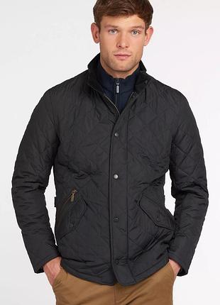 Куртка barbour chelsea sportquilt чорна, розмір xxl heritage vintage style