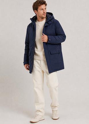 Парка мужская зимняя jack&amp;jones l xxl темно-синяя однотонная (12345695-21)