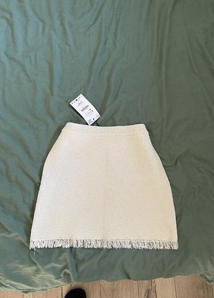 Спідниця zara біла
