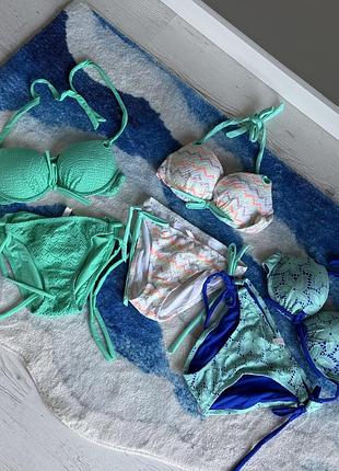Розпродаж. купальник з подвійним пуш ап в стилі victoria secret. розмір м