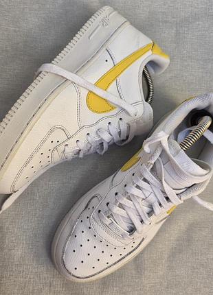Кроссовки унисекс, nike air force 1 lov на платформе, размер 40,натуральная кожа