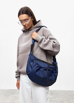 Жіноча сумка sambag hobo business синя