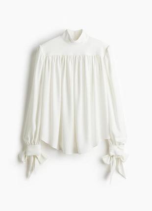 Розкішна біла блуза h&amp;m edition