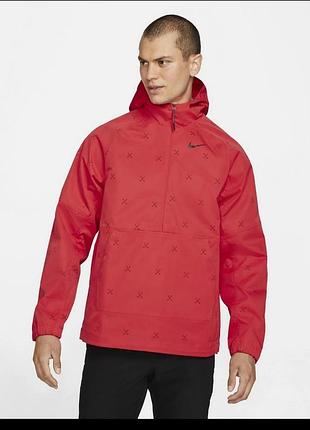 Мужской анорак nike repel printed anorak half-zip golf jacket (артикул da2839-631)