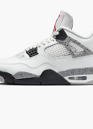 Оригінал! кросівки чоловічі air jordan 4 retro white fv5029-100