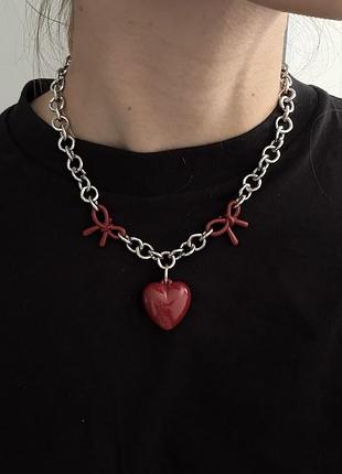 Кольє/ ланцюжок на шию bershka
