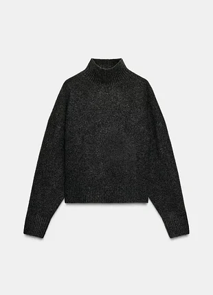 Мякий світер графіт zara