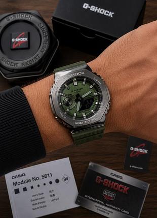 Оригинал часы casio g-shock gm-2100-1a полный комплект