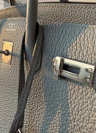 Сумка birkin 24 gray hermes 3