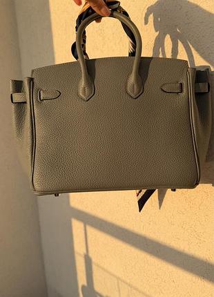 Сумка birkin 24 gray hermes 8