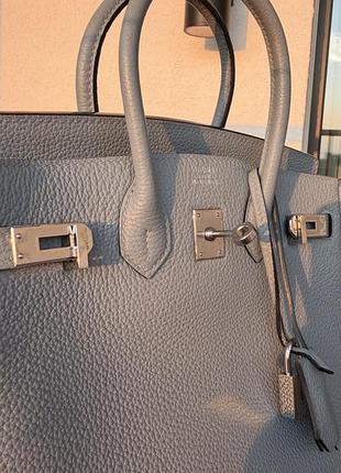 Сумка birkin 24 gray hermes 6