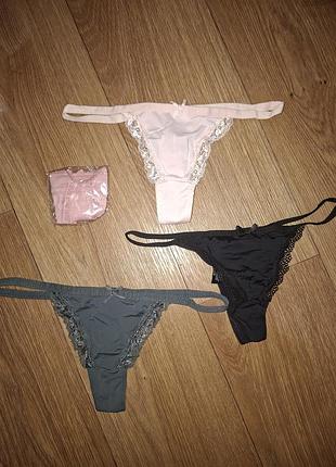 Новые женские трусы стринги хс xs s с primark трусики кружево