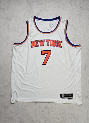 Баскетбольна майка  nike carmelo anthony #7 new york knicks nba 75th diamond swingman jersey
