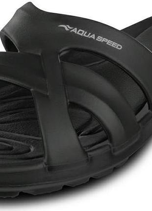Шлепанцы aqua speed panama 9869 черный жин 40