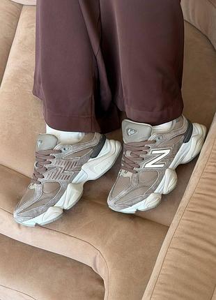 Кросівки жіночі new balance 9060 brown mushroom