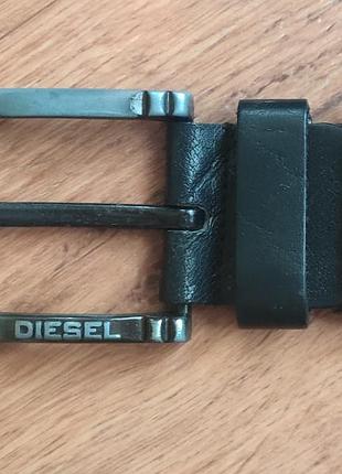 W36 / w38 / diesel / leather belt / шкіряний ремінь чорного кольору / для чоловіків / xl / xxl / vintage / винтажный кожаный ремень