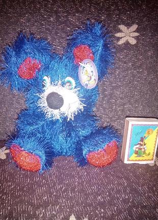 Мягкая игрушка мышка синяя распродаж