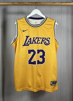 Nike lakers james 23 nba майка спортивна баскетбольна з красивим дизайном