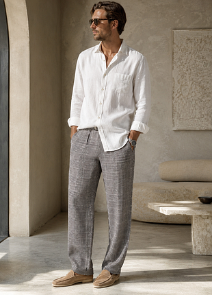 Massimo dutti, 100% льон преміум штани