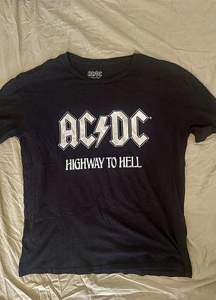 Футболка рок мерч ac/dc