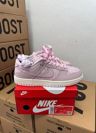 Женские кроссовки nike sb dunk pink / найк данк розовые 36 37 38 39 40