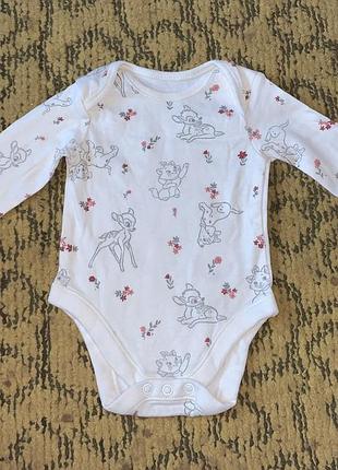 Боди disney george 3-6 мес