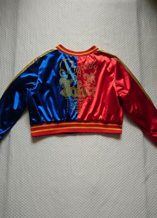Косплей карнавальная курточка харли квин джокер joker harley quinn 2xl размер