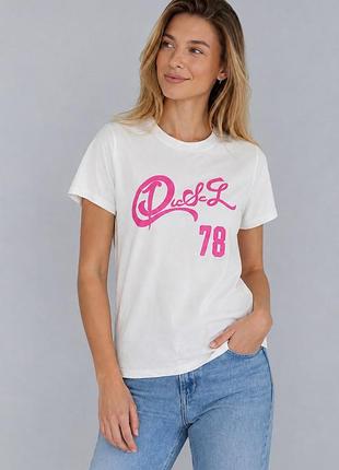 Біла котова футболка diesel s