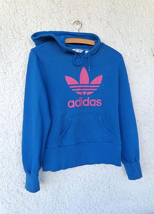 Худи кофта adidas s m с капюшоном женская