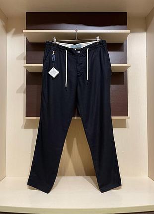 Zara, льон  чоловічі штани на кулісці, чіноси