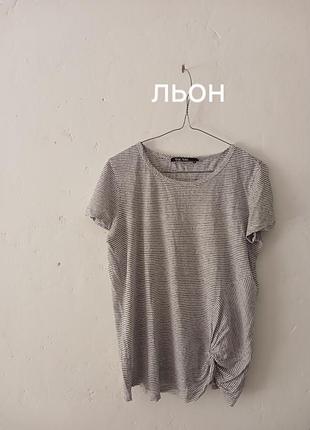 Лляна футболка 36