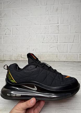 Крутые модны черные кроссовки nike air max 720-818 оригинал
