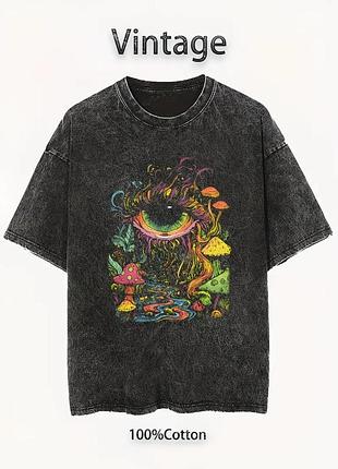 «футболка варенка чорна 100% бавовна», «футболка acid wash oversize», «washed cotton t-shirt»