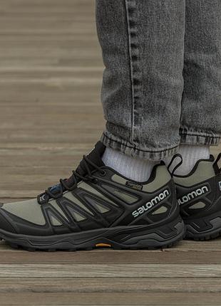 Кросівки salomon speed cross pro gore-tex thinsulate green black