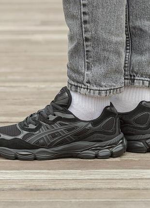 Кроссовки asics gel nyc gore-tex black suede