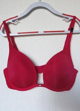 Victoria's secret бра бюстгальтер лифчик малиновый новый 32c(70c)