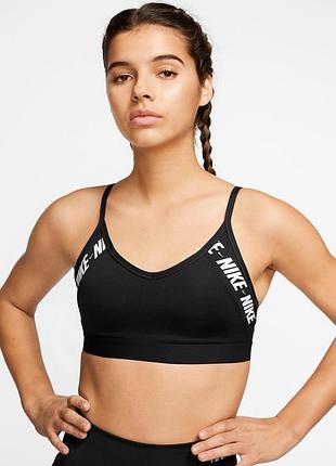 Спортивний топ nike dri-fit (чорний, розмір xs)