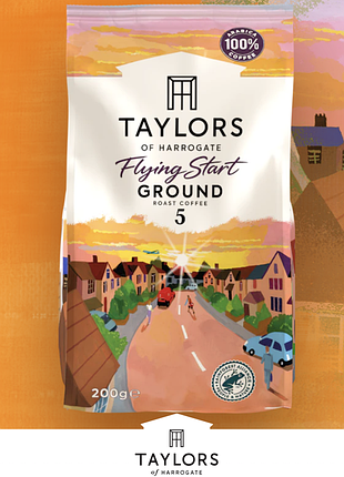 Молотый кофе taylors of harrogate полет на старт flying start 200 г