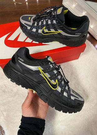 Кросівки nike sportswear p-6000 black