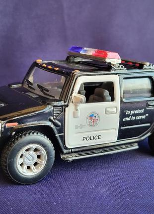 Модель машинка hummer h2 sut police