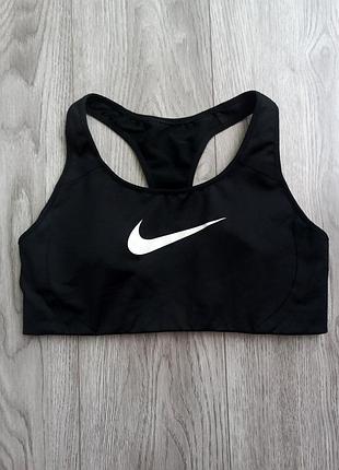 Спортивный топ nike черного цвета