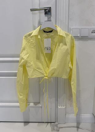 Жовта блуза zara