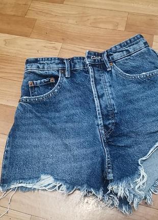 Шорти джинс zara xxs